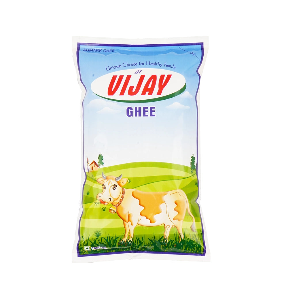 Vijay Pure Desi Ghee Pouch 1 Ltr-1